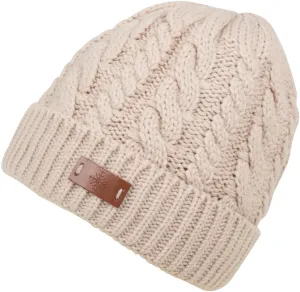 Sakkas Bailey Faux Fur Lined Cable Knit Beanie