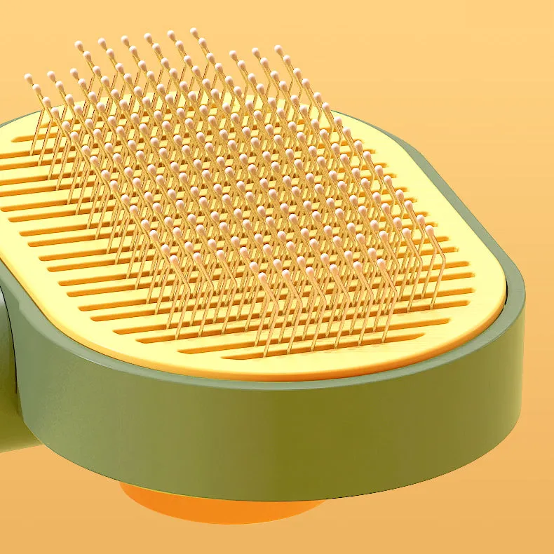 Self-Cleaning Pet Grooming Brush