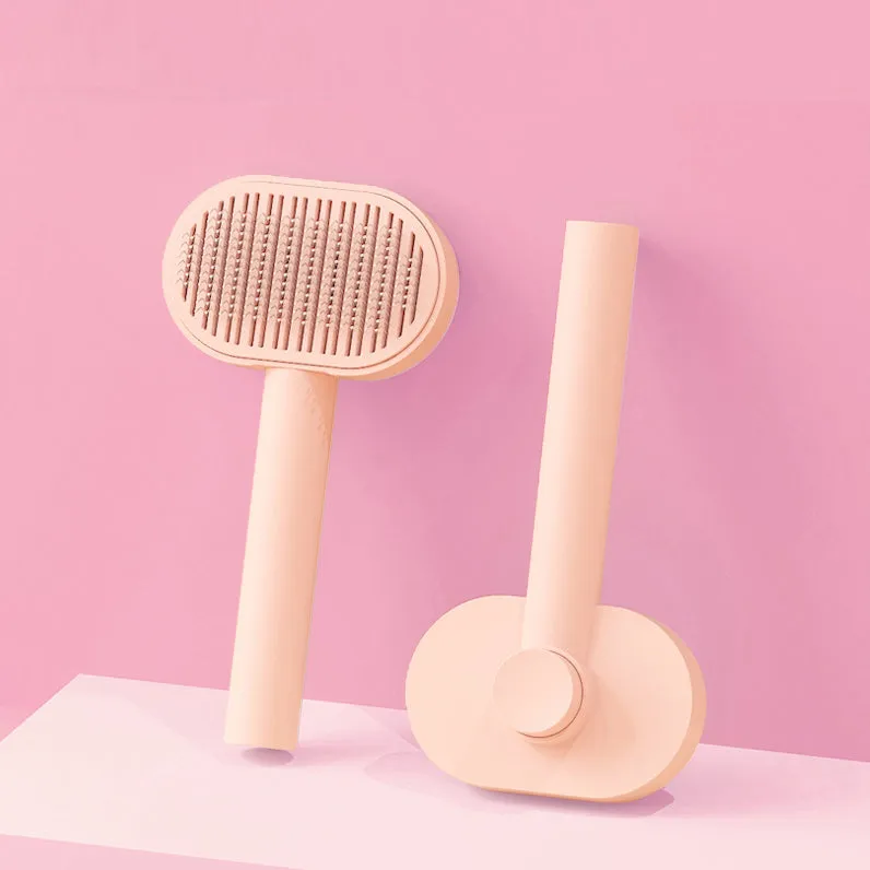 Self-Cleaning Pet Grooming Brush