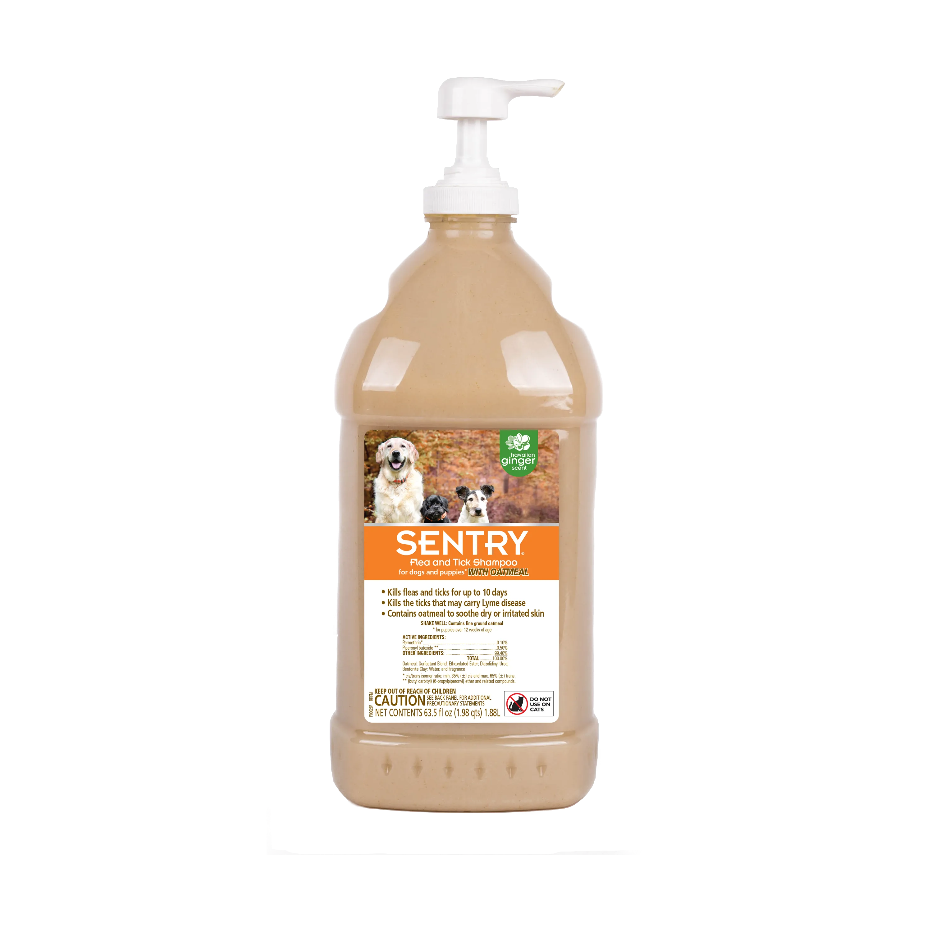 Sentry Flea & Tick Oatmeal Shampoo Dog 63.5OZ