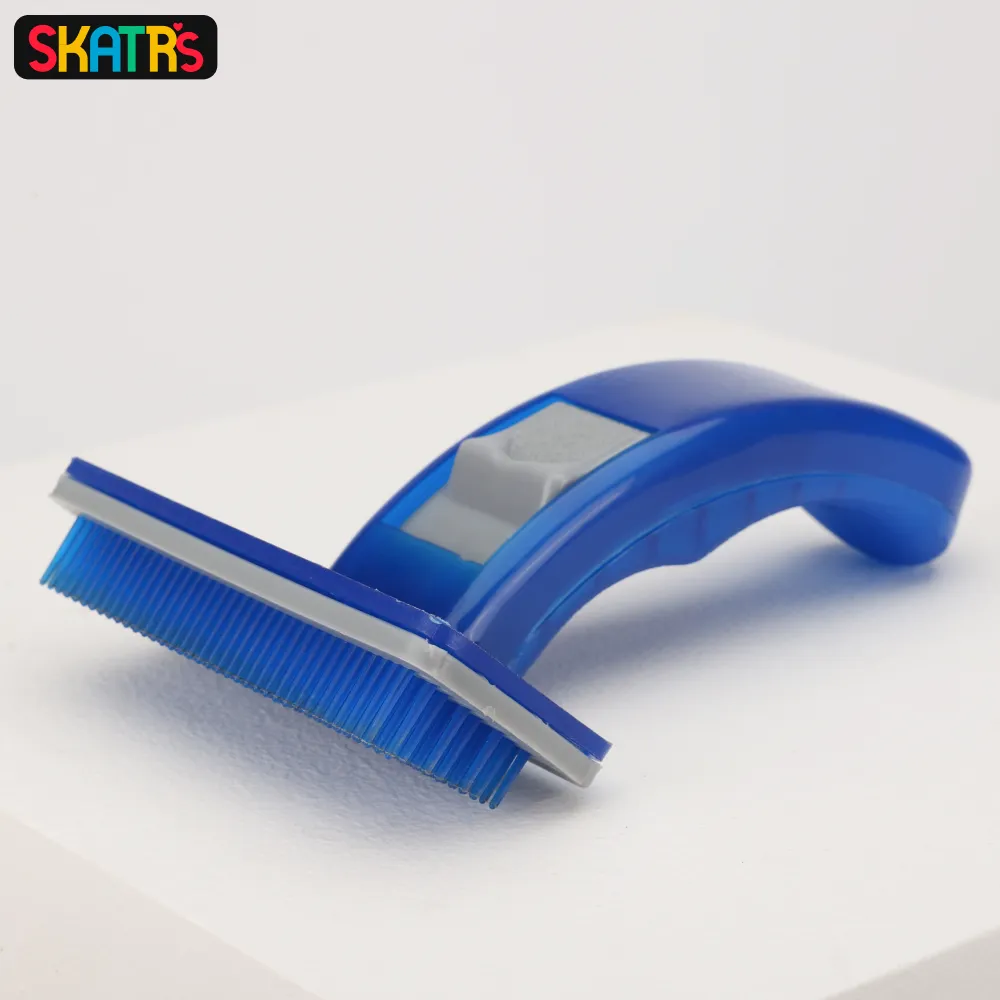 Skatrs Plastic Self Clean Slicker Brush for Dogs and Cats