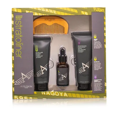 Stratoliner by Aubusson 4 Piece Grooming Advanced Beard Kit System men