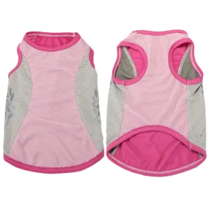 Talking Dog Club Coolios Cooling Vests for Dogs (Pink)