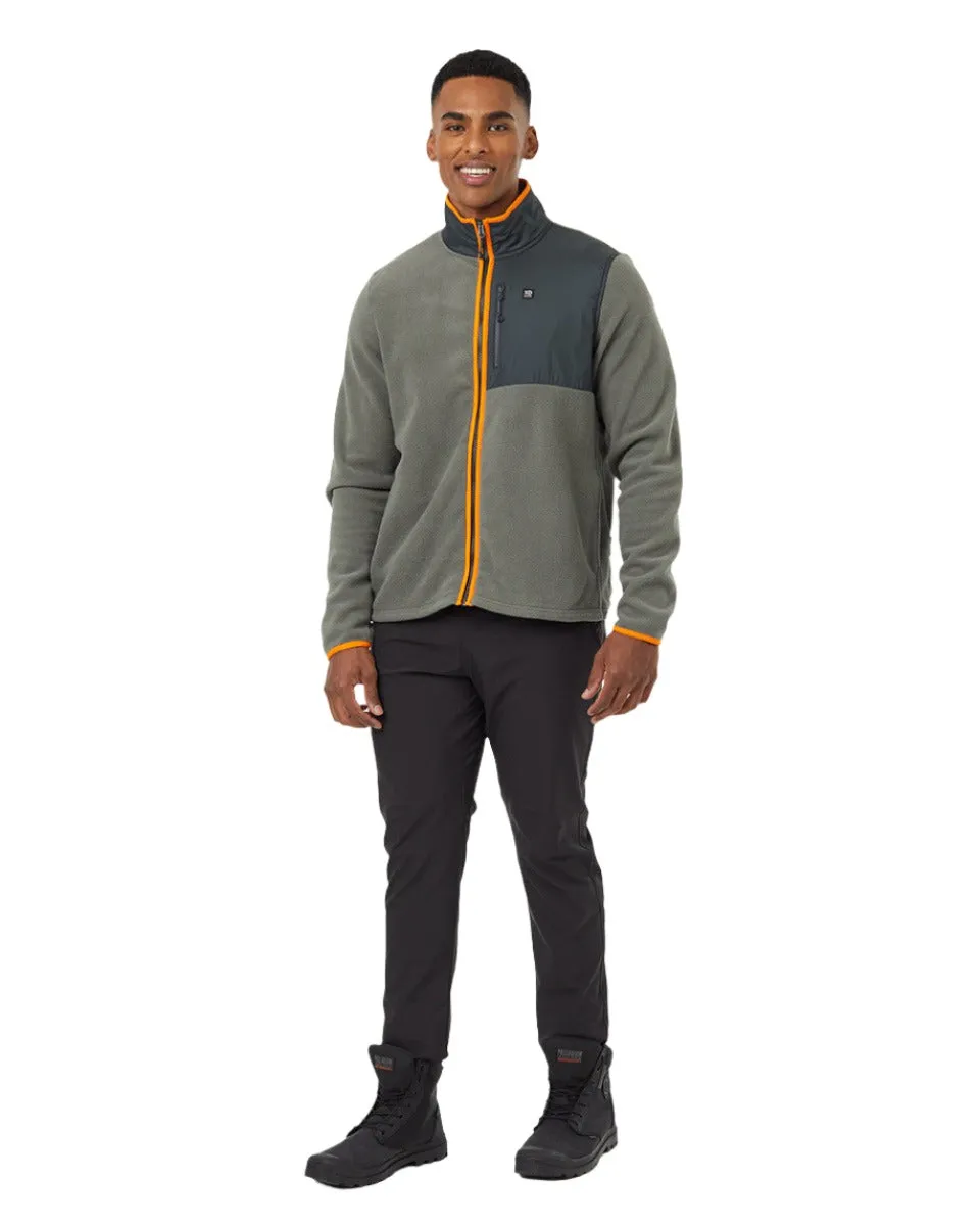 Tentree Fleece - Men's Recycled Microfleece Contrast Full Zip