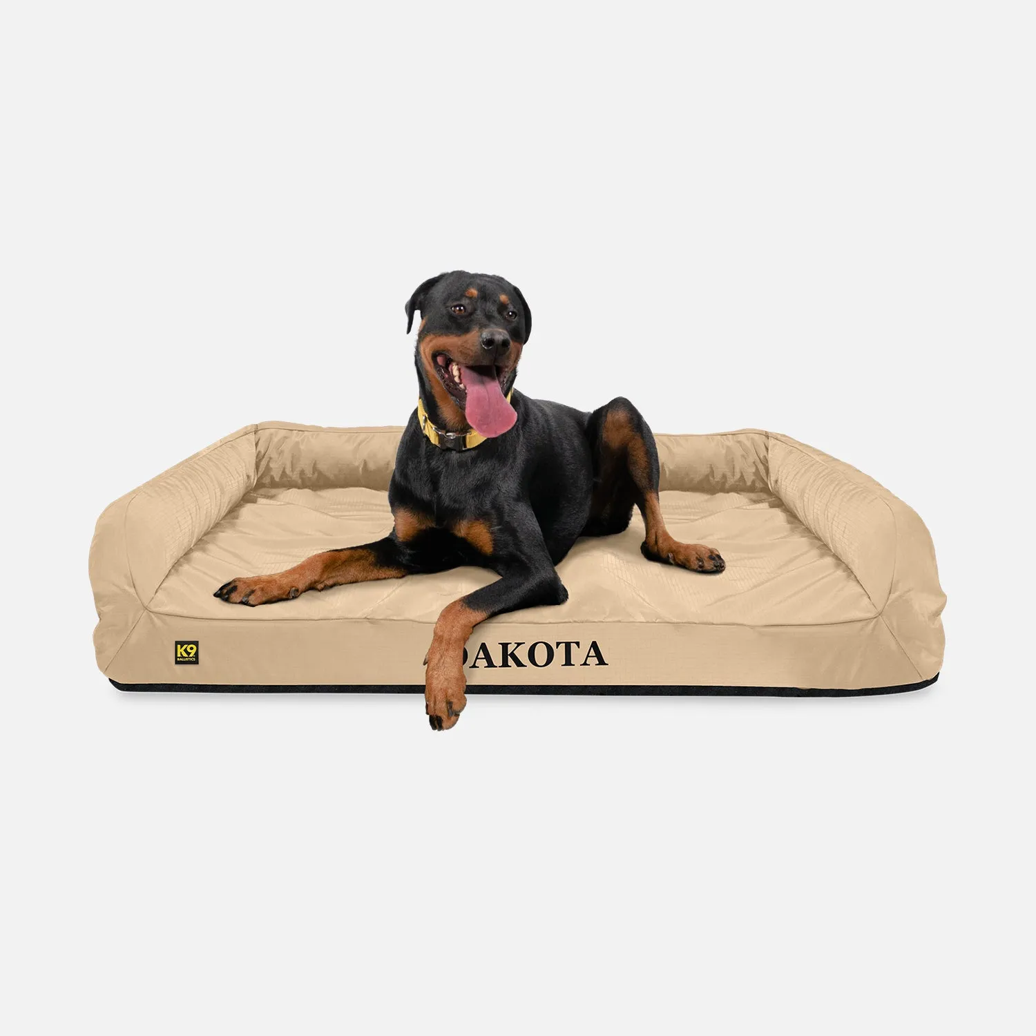 Tough Ripstop™ Rectangle Bolster Orthopedic Dog Bed